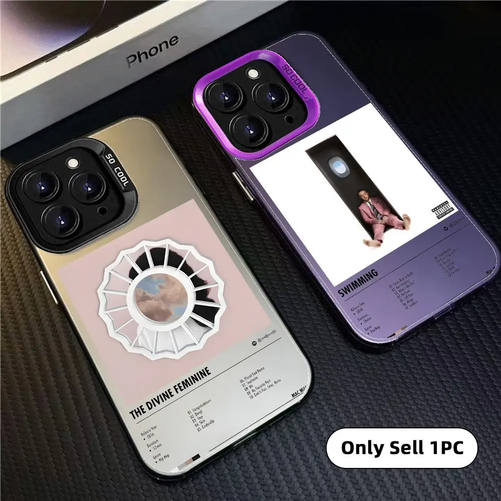Popular Singer M-Mac Miller Phone Case Colorful Matte Laser Aurora Phone Case For IPhone 18 17 16 15 14 13 12 11 Pro Max Air