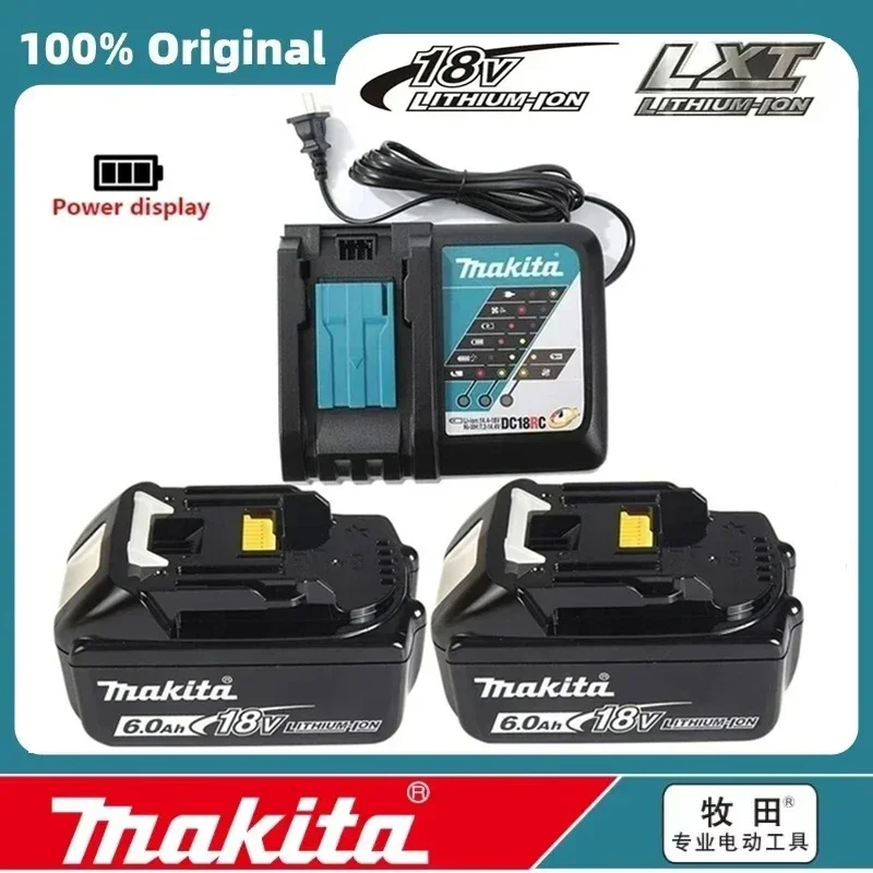 Makita li-ion Battery 100% compatible for Makita 18V BL1860B power tools DDF487 DTW190 DTD156 DHP485 Replacement Lithium battery