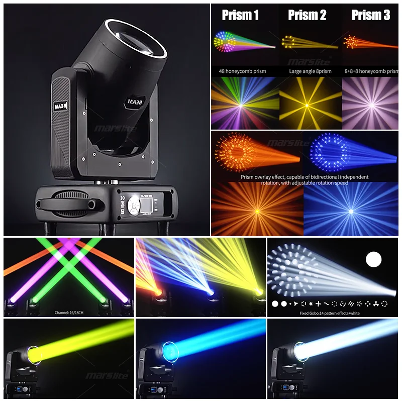 New Design Lyre Beam 295w Moving Head Stage Light Mini Beam 295 Sharpy Light Moving Head 14r Club Luces Dj Lights