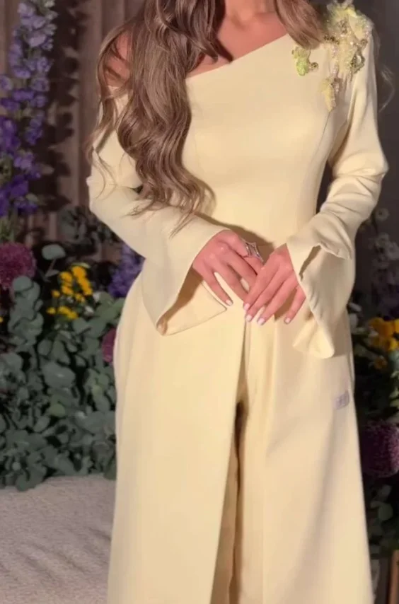 

Элегантные вечерние платья по индивидуальному заказу, платья для выпускного вечера с разрезом сзади, белые роскошные платья для особых случаев فساتين سهرة