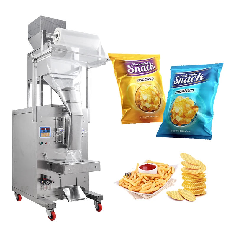 Intelligent Automatic Potato Chips Snack Pouch Packing Machine Frozen French Fries Packaging Machine