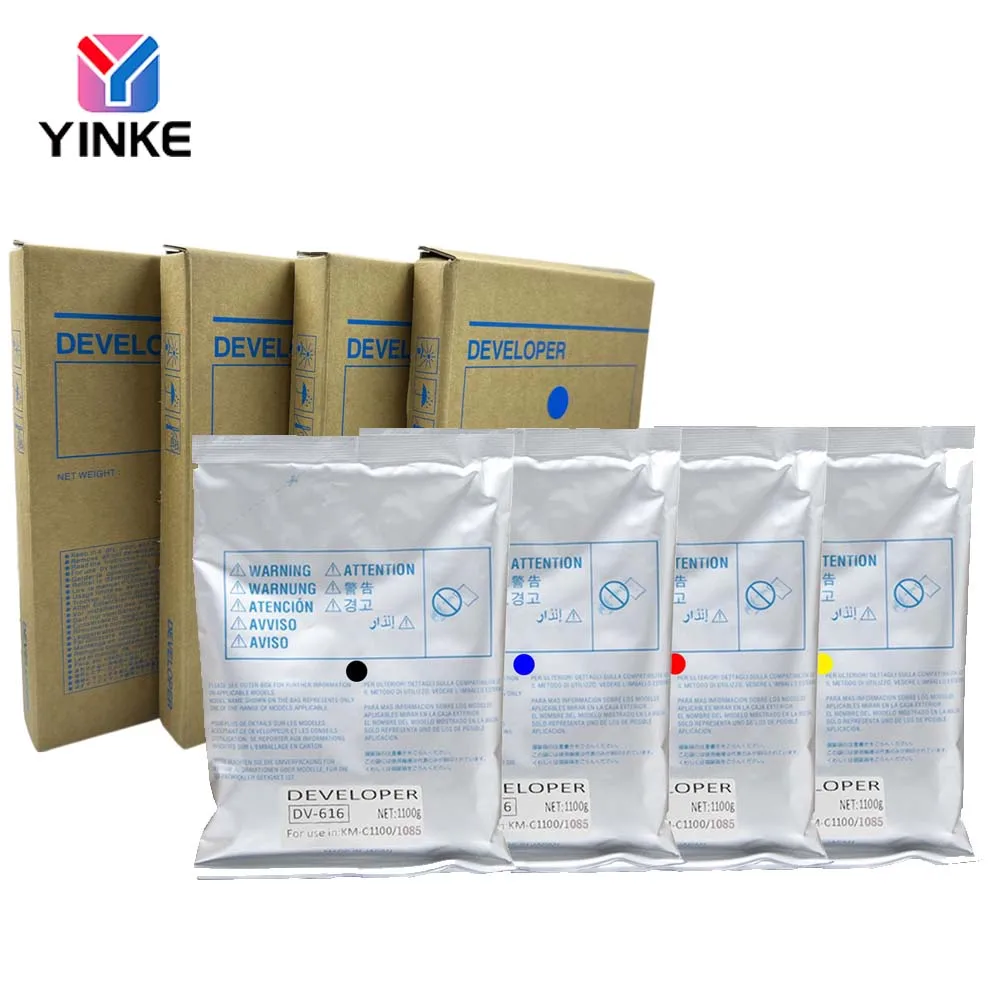 1Bag/1100g DV610 Developer Powder For Konica Minolta Bizhub C5500 C5501 C6500 C6501 C6000 C7000 C65 C70hc High Quality Carrier