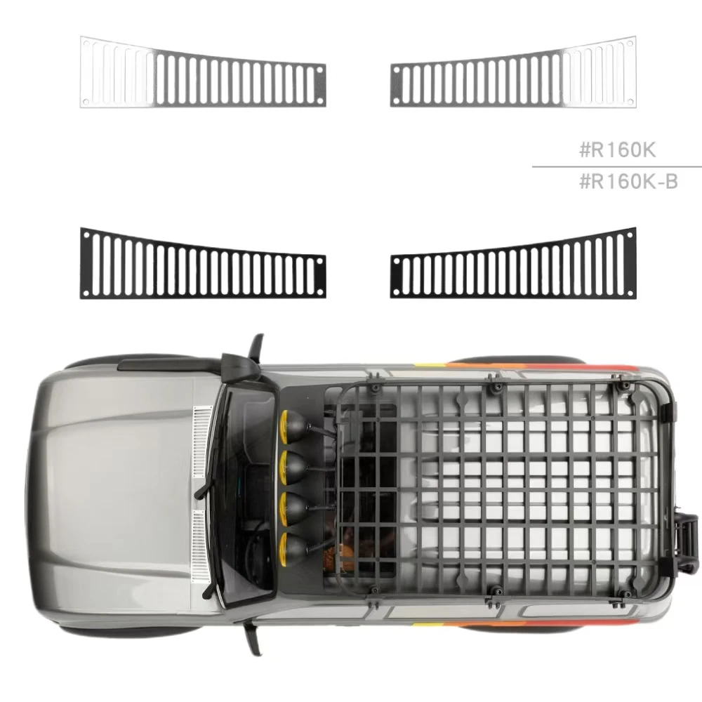RCDream 1/10 Engine Bay Radiator Grille Stainless Steel Trim FMS FCX10 Engine Hood Upgrade Option Part #R160K Parts