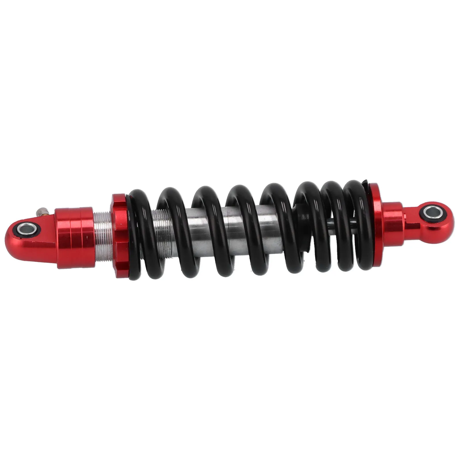 

11.4in Universal Shock Absorber - Rear Suspension with Adjustable Damping, Fit for Motorbike/ATV/Go Karts, Black & Red, Auto