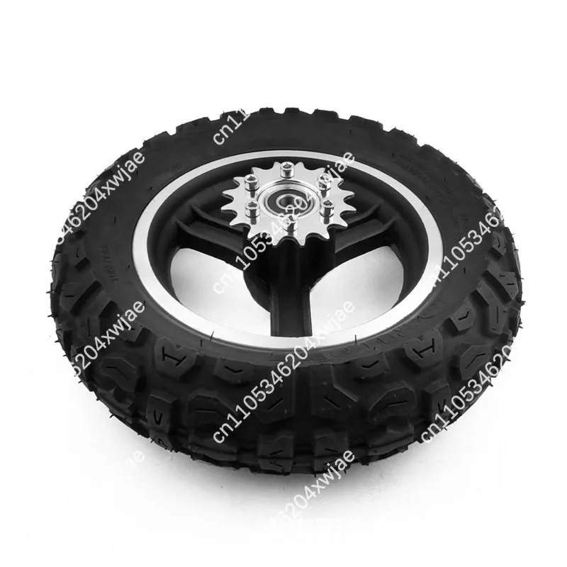 10 Inch Dual Drive Pneumatic Wheel Electric Conversion Kit With Reverse Function Portable Load 200KG For Hand Flat Trolley Cart