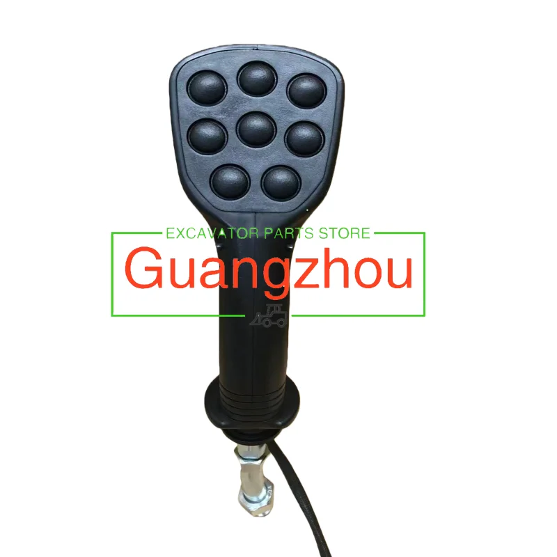 8 Button For Excavator Parts Logging Iron Stone Tools Agricultural Harvester Electric Control  Joystick Handle Glue Gear