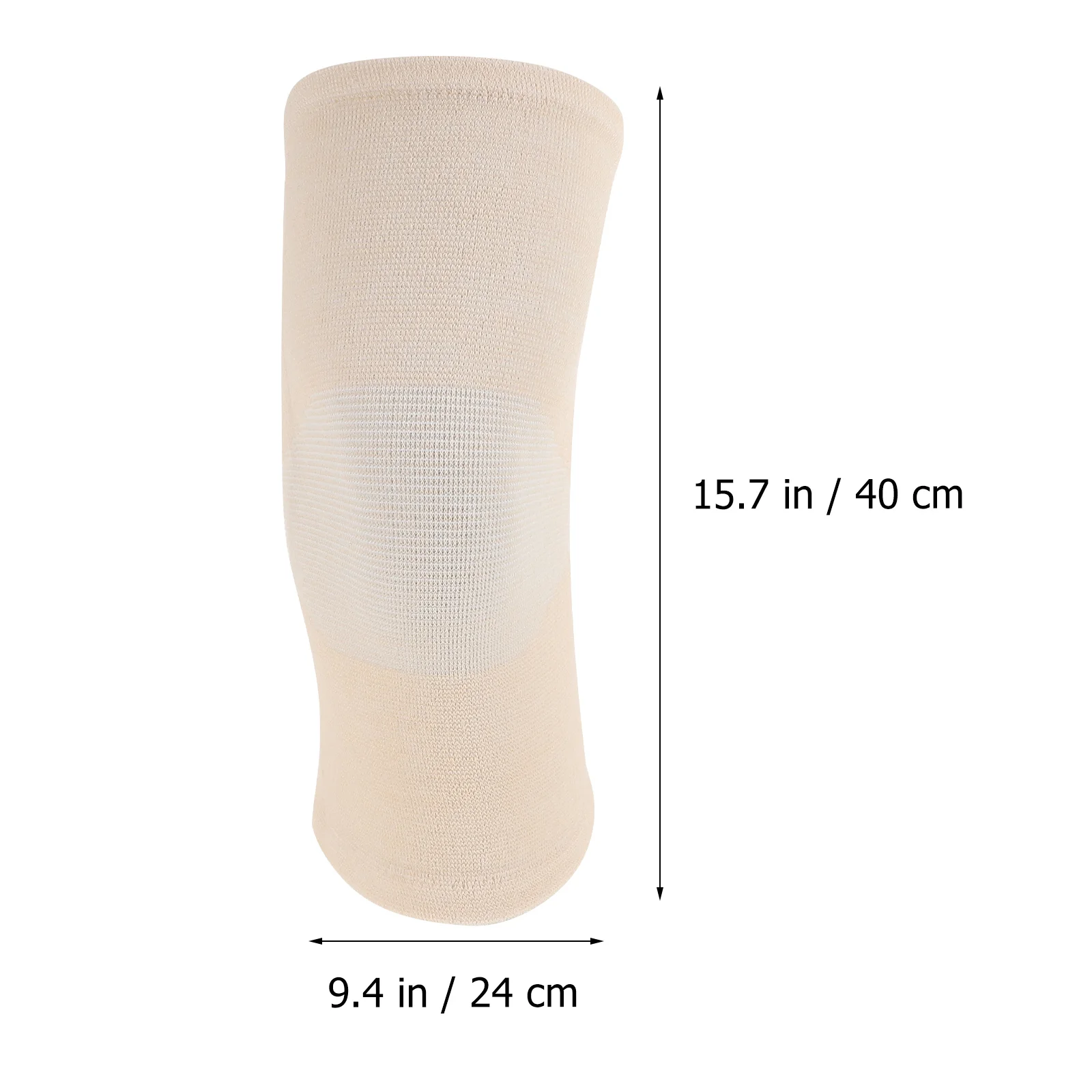 

2Pairs Thick Warm Knee Pads Breathable Sleeves Fitness Supporting Unisex Practical Pads for Sports Running Climbing Cycling