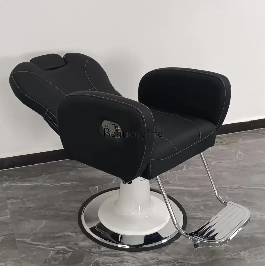 

Oil Head Reclining Chair Hair Saloon Dedicated Hot Dyeing Chair Shaving Hairdressing Chair