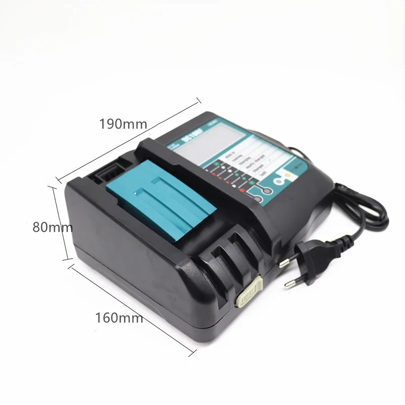Carregador de bateria para Makita, Carregamento LCD, DC18RF, 3.5A, 14.4V, 18V, BL1445, BL1440, BL1430, BL1860, BL1840, BL1850