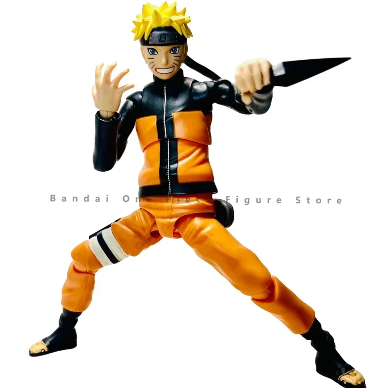 In Voorraad Originele Bandai Naruto Shf Uzumaki Actiefiguren Animatie Speelgoed Model Echte Verzamelaar Anime Hobby Geschenken Voor Kinderen