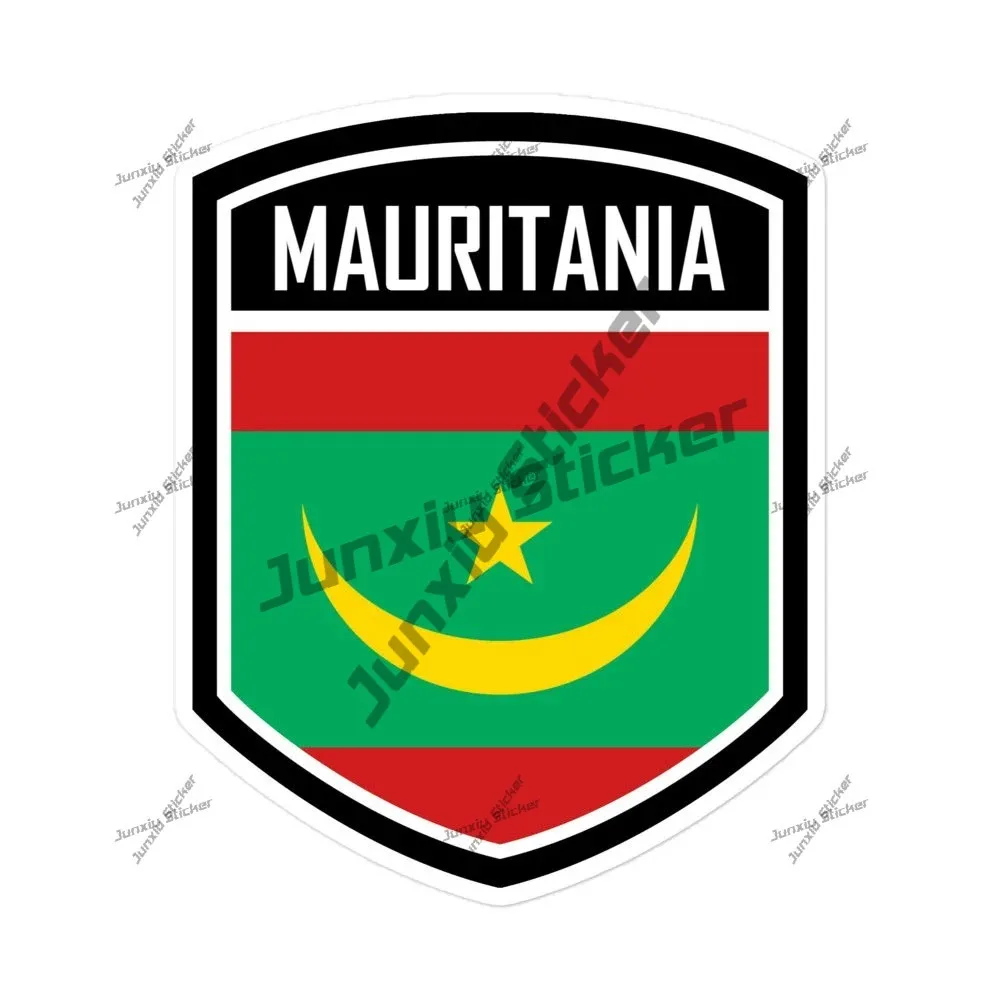 

Mauritania Flag Emblem Vinyl Decoration Sticker Jdm Refit Scratch-proof Accessories For Bumper Bodywork Decoration Personality
