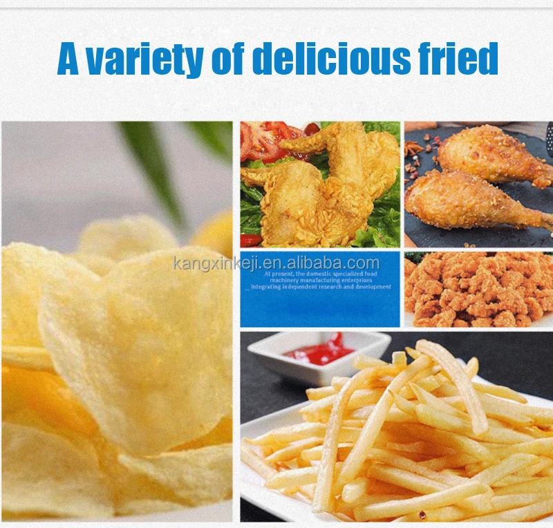 Making Machine Supply Potato Chips Production Fried Assembly Line Equipment