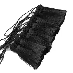 2Pcs Key Tassel Hanging Rope Tassel for Sewing Clothing Curtain Fringe Home Decoration Craft Room Accessories Hanging Ball DIY