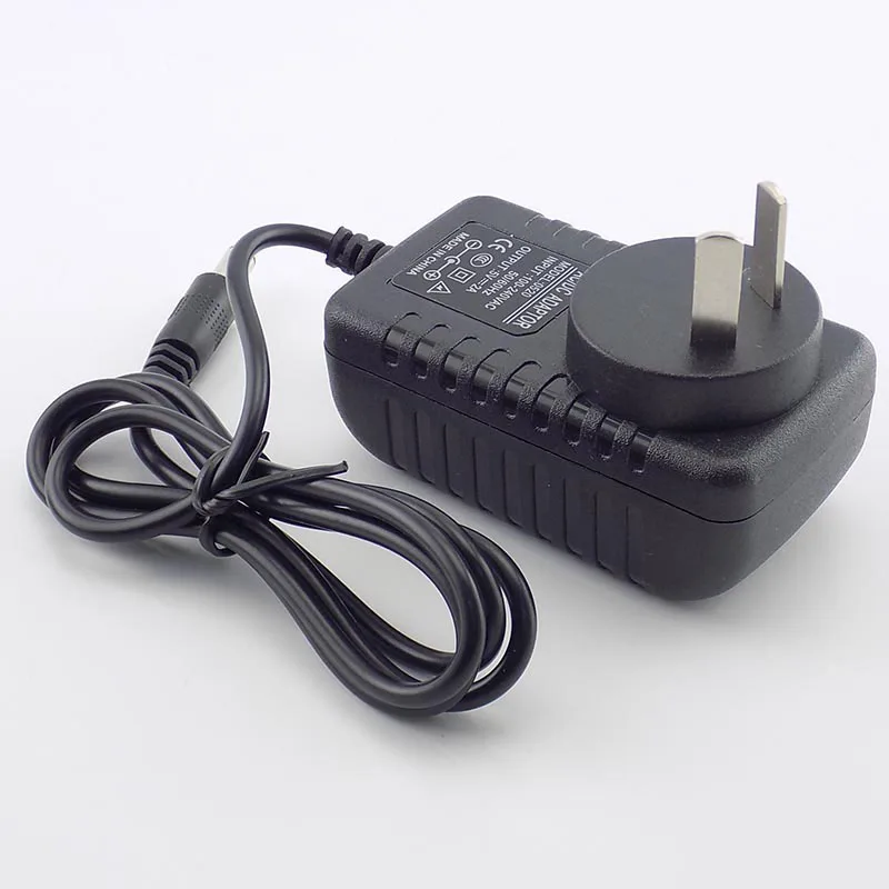50pcs 5V 2A 2000mA AC to DC Power Adapter supply 100V 240V Converter wall charger 5.5 x 2.1mm for LED Strip Light CCTV Camera P1