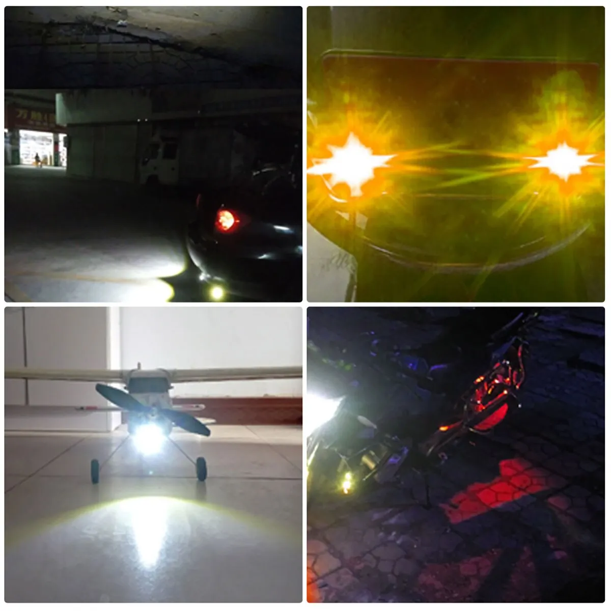 2PCS Motorcycle LED Eagle Eye Light Turn Signal Indicator Super Bright Led Motorbike Auto Rear Tail Brake Lamp Fog Driving Light image 6