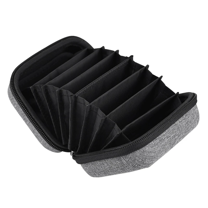 Multifunctional Circular Lens Filter Pouch Case For 8 Circular Filters Dustproof Camera Lens Filter Storage Case