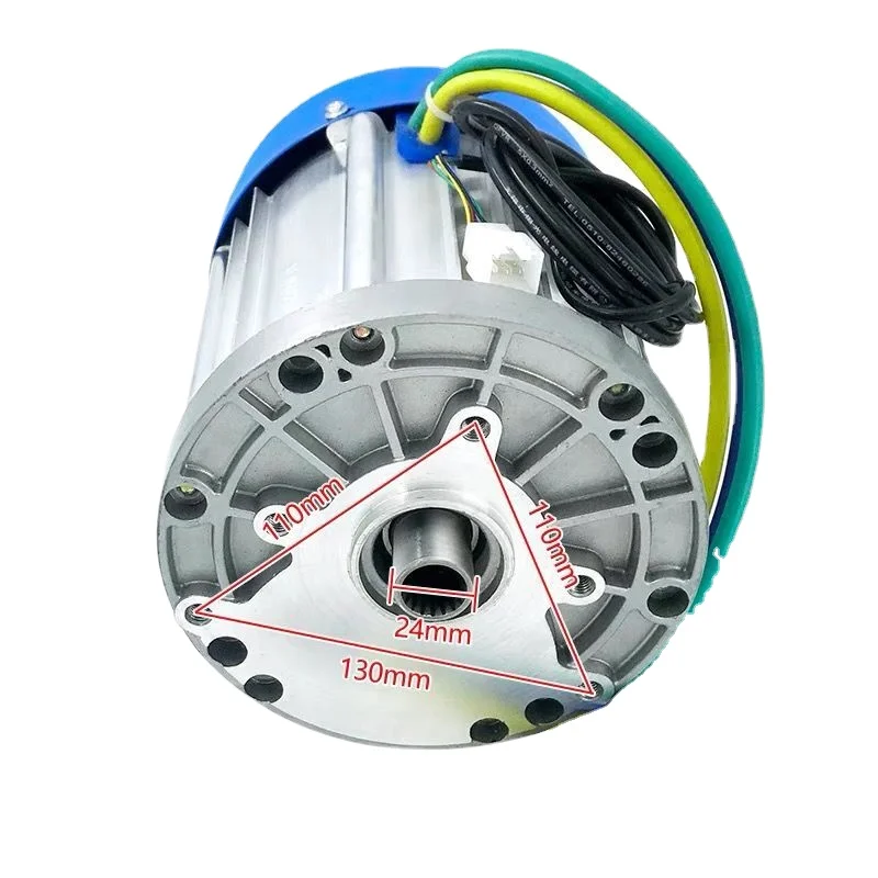 3600rpm 4200rpm 4800rpm 3000W 48V/60V72V Electric Three-four-wheel New Energy Vehicle High-power DC Brushless Differential Motor