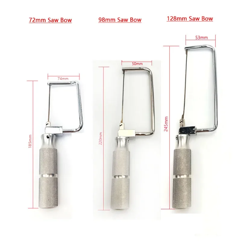 

Long Plaster Saw Blades 70/98/128mm Dental Lab Material Gypsum Saws Plaster Bow Lab Long Supplies Dentist Tool