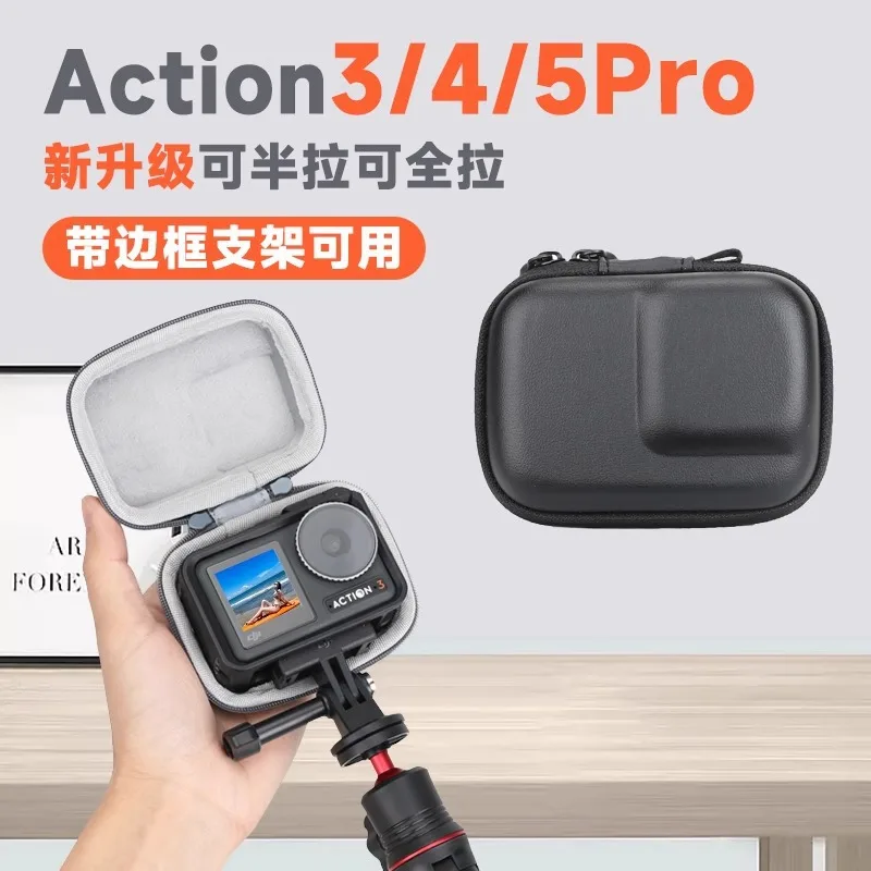 

Mini Camera Case For DJI Osmo Action 5 Pro/4/3 Gopro13/12 Accessories Portable Waterproof Protective Case Mini Storage Bag