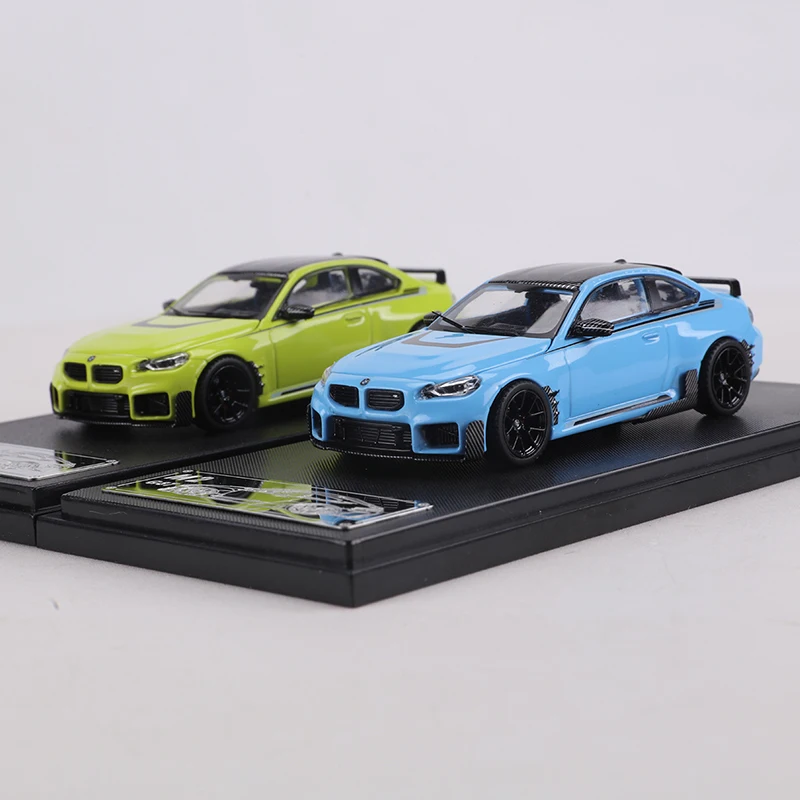 FX 1:64 M2 G87 Alloy Simulation Car Model Toy Collection Display Piece Removable engine hood