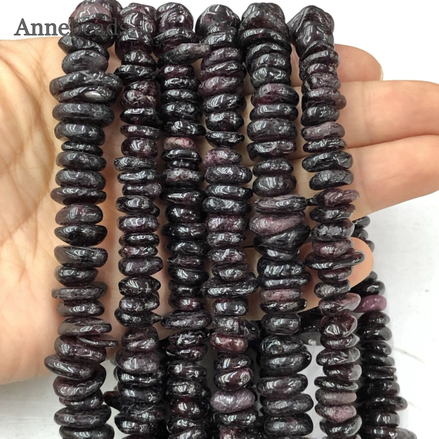 8-12mm Natural Pomegranate Stone Freeform Dark Red Garnet Dondelle Chips Beads For Jewelry Making DIY Bracelet Necklace 15\