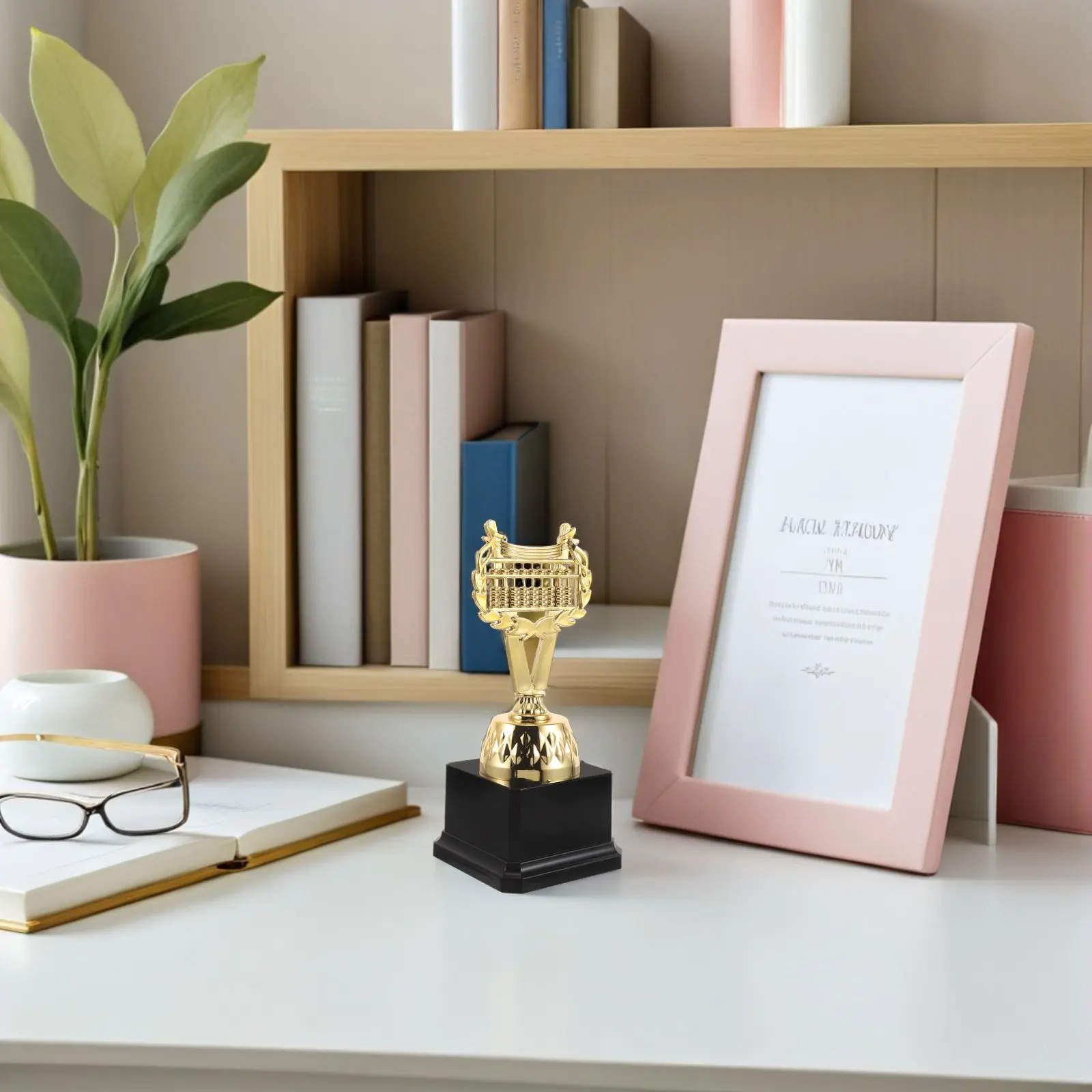 Trophée de compétition mathématique, coupe de compétition d'arithmétique pour étudiants, trophée de 7,7 pouces, récompense scolaire, souvenir pour concours académique