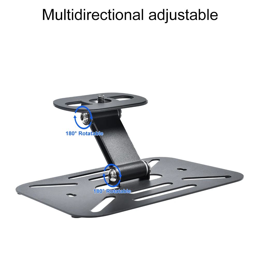 Folding Portable Desktop Metal Stand Multi-angle Adjustable Universal Celling Wall-mounted Stand for HY300Pro M10PLUS  Projector