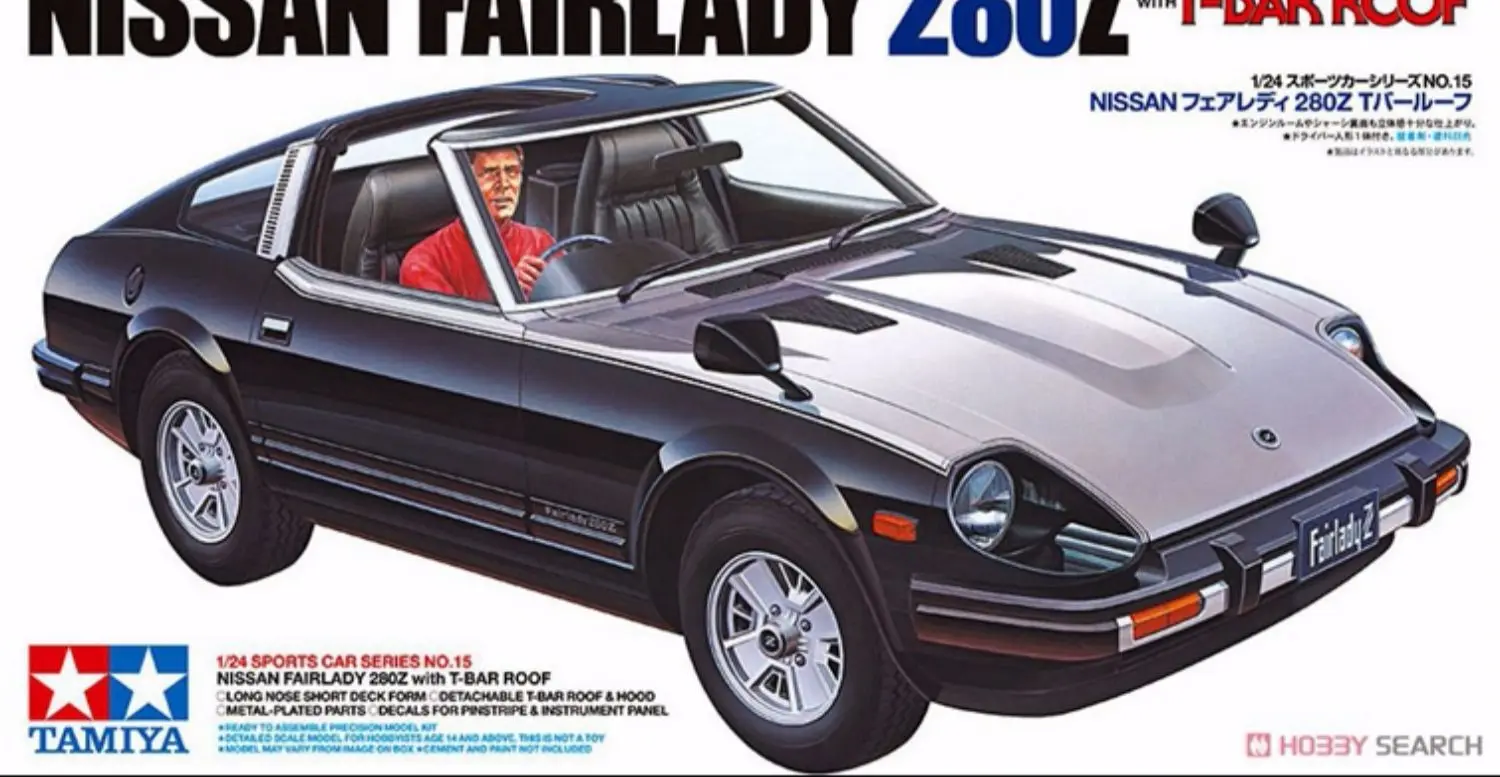 Tamiya 24015 статическая Сборная модель автомобиля масштаб 1:24 для Nissan Fairlady 280Z T-Bar модель автомобиля на крышу комплект