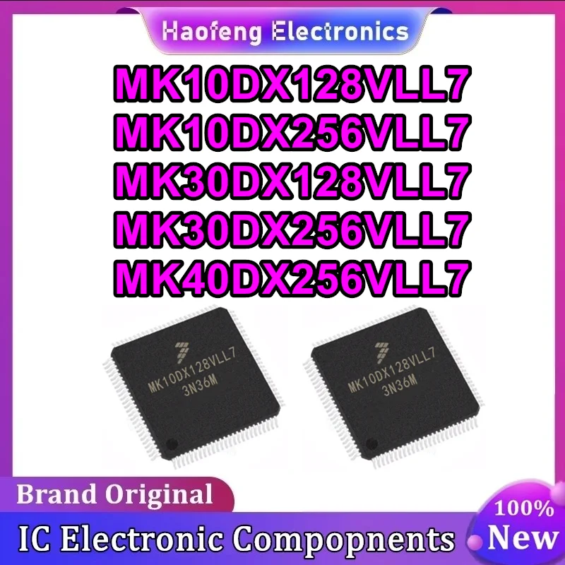 MK10DX128VLL7 MK10DX256VLL7 MK30DX128VLL7 MK30DX256VLL7 MK40DX256VLL7 IC رقاقة 100% جديد وأصلي في المخزون