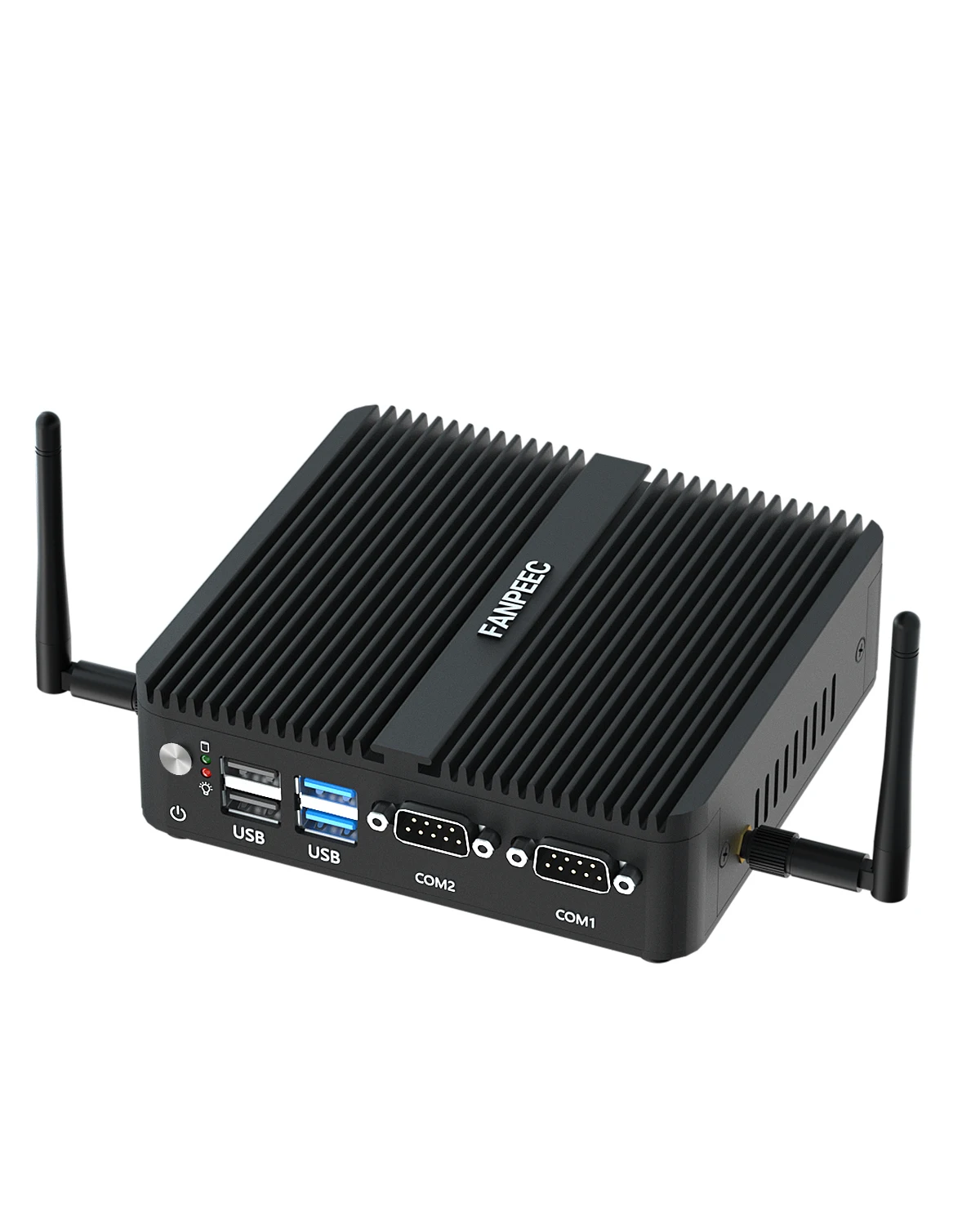 Powerful Mini PC HYSTOU H3 Intel Pentium Silver J5005 Fanless Dual COM LAN DDR4 MAX to 32G SSD HDMI VGP Win10/11 Linux Support