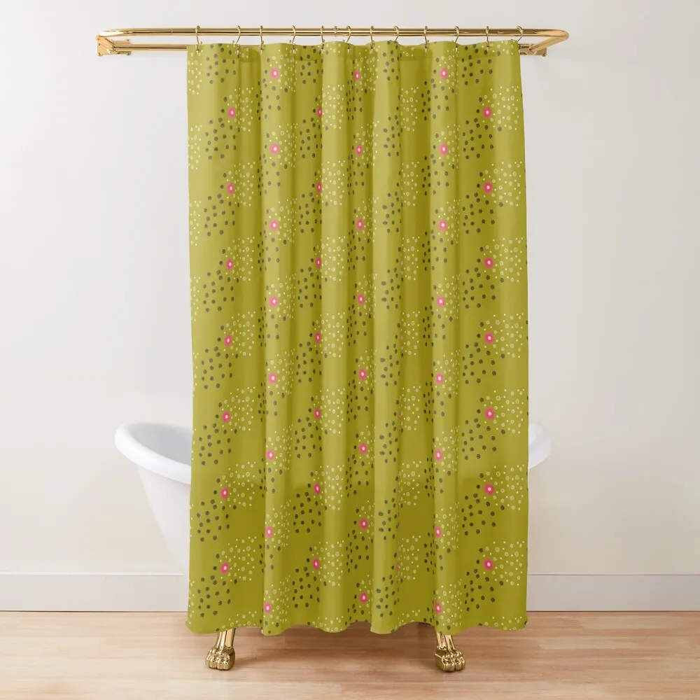 

Flower Pattern Shower Curtain Bathroom Fabric Cute Shower Shower Bath Bathroom Curtain