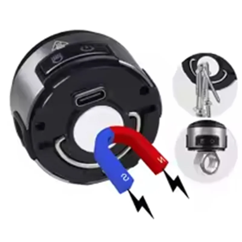 ABZW Multifunctional Work Light Cap Clip Light Camping Light Strong Light Flashlight XPG+COB Headlight With Magnet Hook