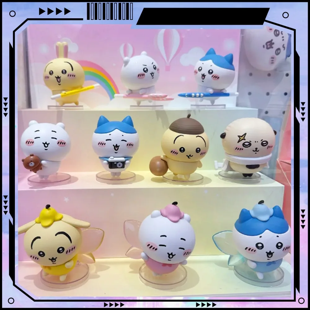 

Новая оригинальная MINISO Chiikawa, новая серия Happy Partner, слепая коробка, Hachiware Usach, кукла, фигурка, модель, украшения, детские игрушки, подарки