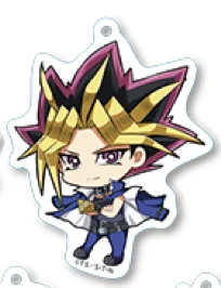 Game Yu-Gi-Oh! Duel Monsters Keychain Doll Anime YuGiOh Ryou Bakura ATEM Yami Yugi Seto Kaiba Acrylic Keyring for Gift