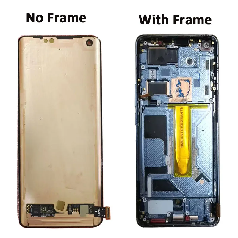 AMOLED 6.56 "untuk Vivo X50 Pro, suku cadang pengganti layar LCD V2005A, rakitan Panel Digitizer sentuh untuk vivo x50 pro 2004