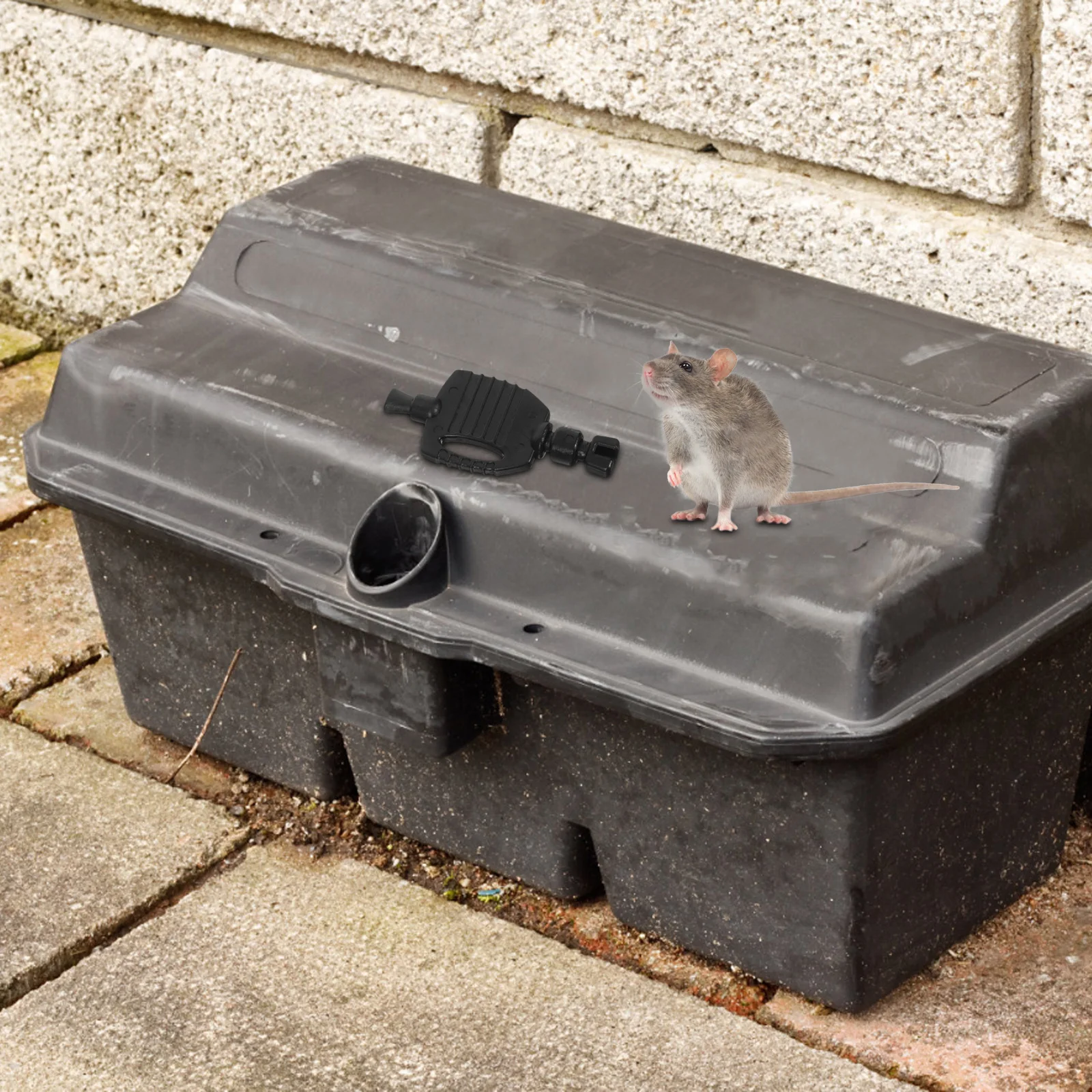 

4pcs Mouse Box Replacement Plastic For Bait Station Efficient Unlocking Tool Compatible Various Brands Durable Lightweight