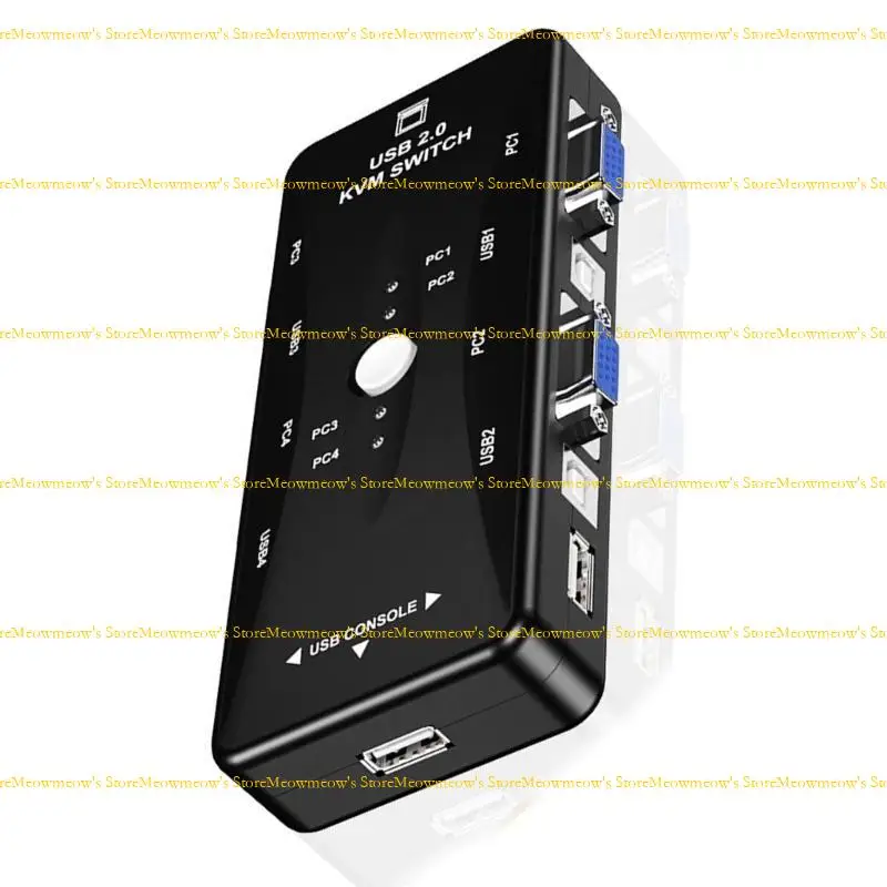 

W91A 1080p VGA USB KVM Переключатель для настройки мультикоптеров для мониторов мышей с клавиатурами