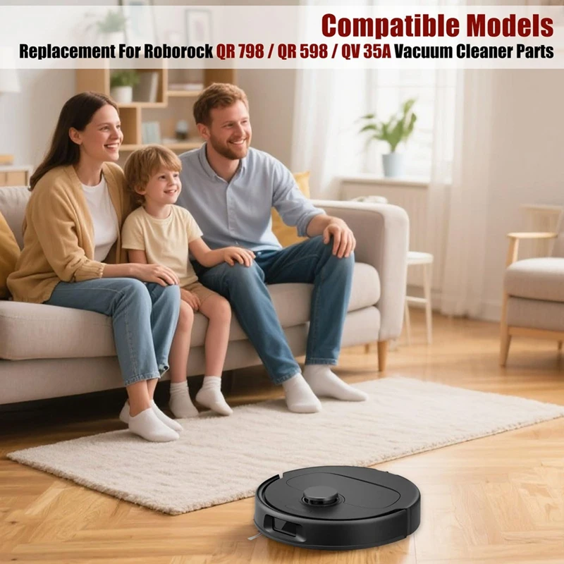 

Комплект сменных аксессуаров для робота-пылесоса QR 798/QR 598/35A, роликовая щетка, фильтр Hepa-ABYS