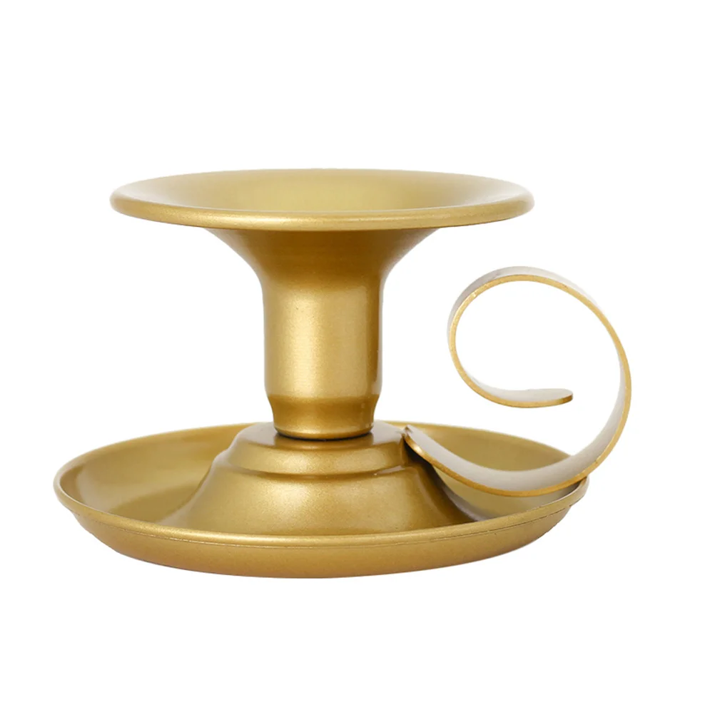 

Tea Cup Design Candlestick Retro Style Premium Craft Holder Decorative Home Adornment Stand For Christmas Birthday Housewarming