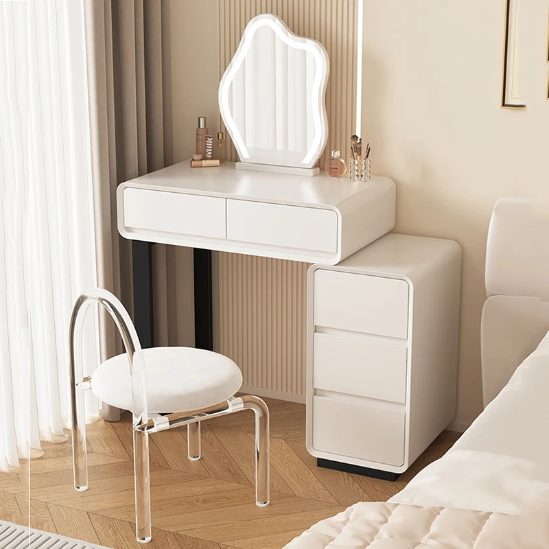 Kanken Bedroom Dressing Table Nordic Makeup Mirror Bedroom Vanity Table Hollywood Dressing Mesita De Noche Library Furniture