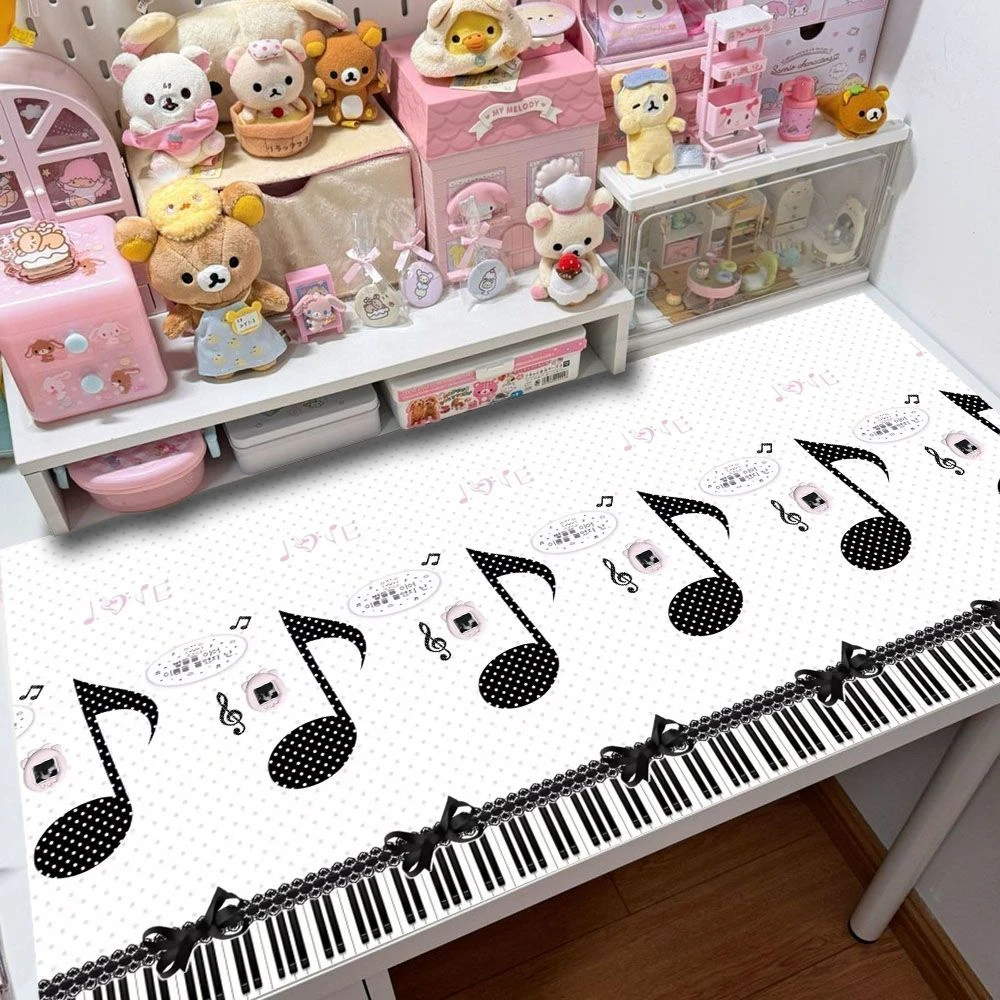 Polka Dots Stars Pu Leather Mousepad Office Desk Mat Mouse Pad Computer Speed Type Carpet Mat Player Laptop Keyboard Cartoon