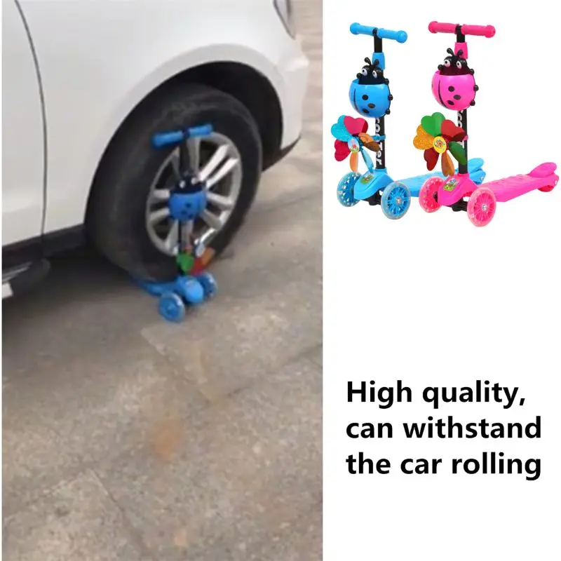 New Funny Kids Toy Novelty Mini Plastic Scooter Learn to Steer Adjustable Height Supplies Kids Relieve Boredom