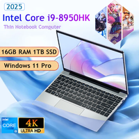 Windows 11 i9 Gaming Laptop Intel Core i9 8950HK Laptops 16GB DDR4 1TB SSD Notebook PC Gamer Computer Office Study Notebook PC