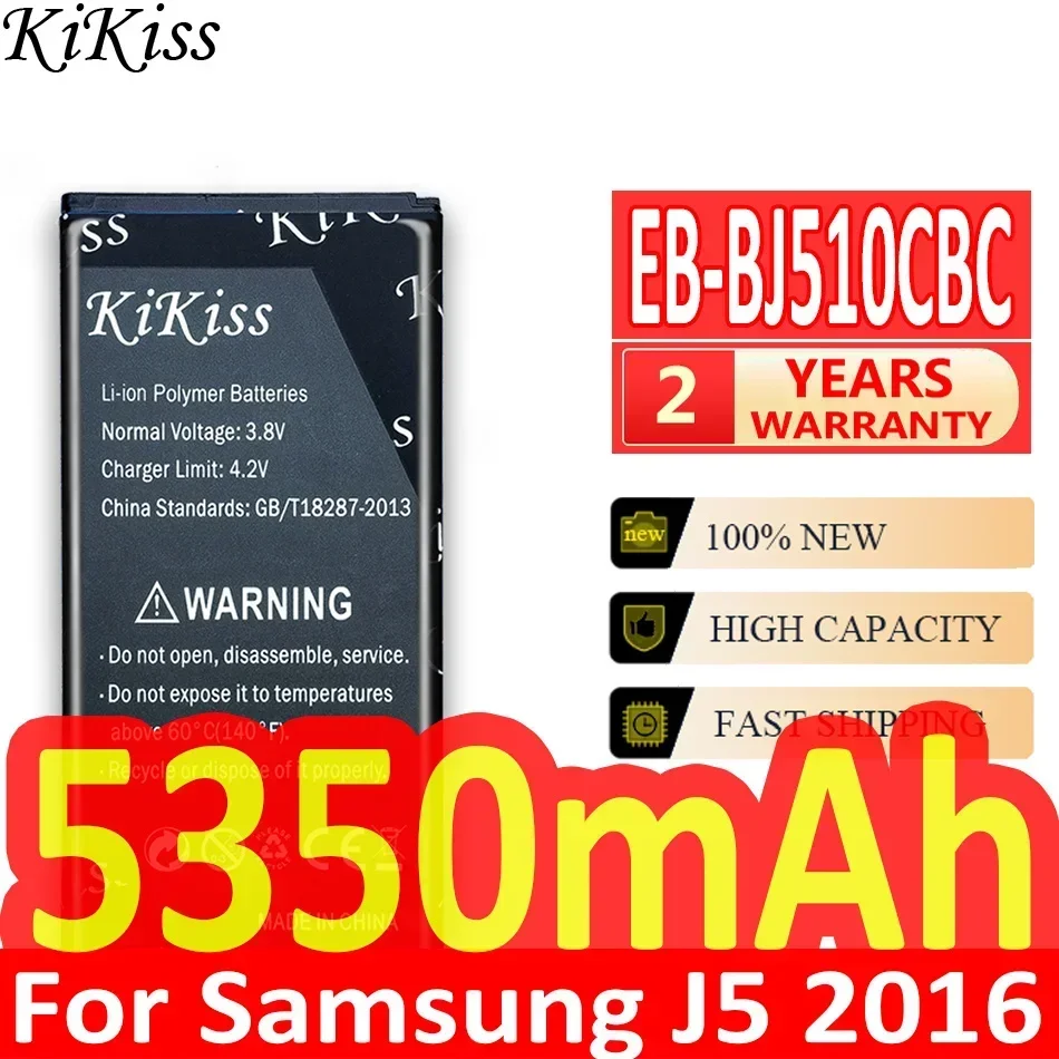 EB-BJ510CBC Battery 5350mAh For Samsung Galaxy J5 2016 Edition J510 SM J510F j5109 j5108 Mobile Phone Batteries