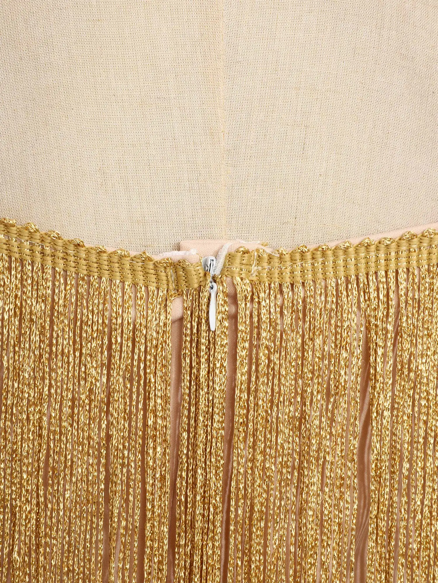 

Kids Girls Tiered Tassel Latin Jazz Dance Dress Shimmering Fringe Sleeveless Wide Shoulder Straps Dresses for Samba Cha-cha