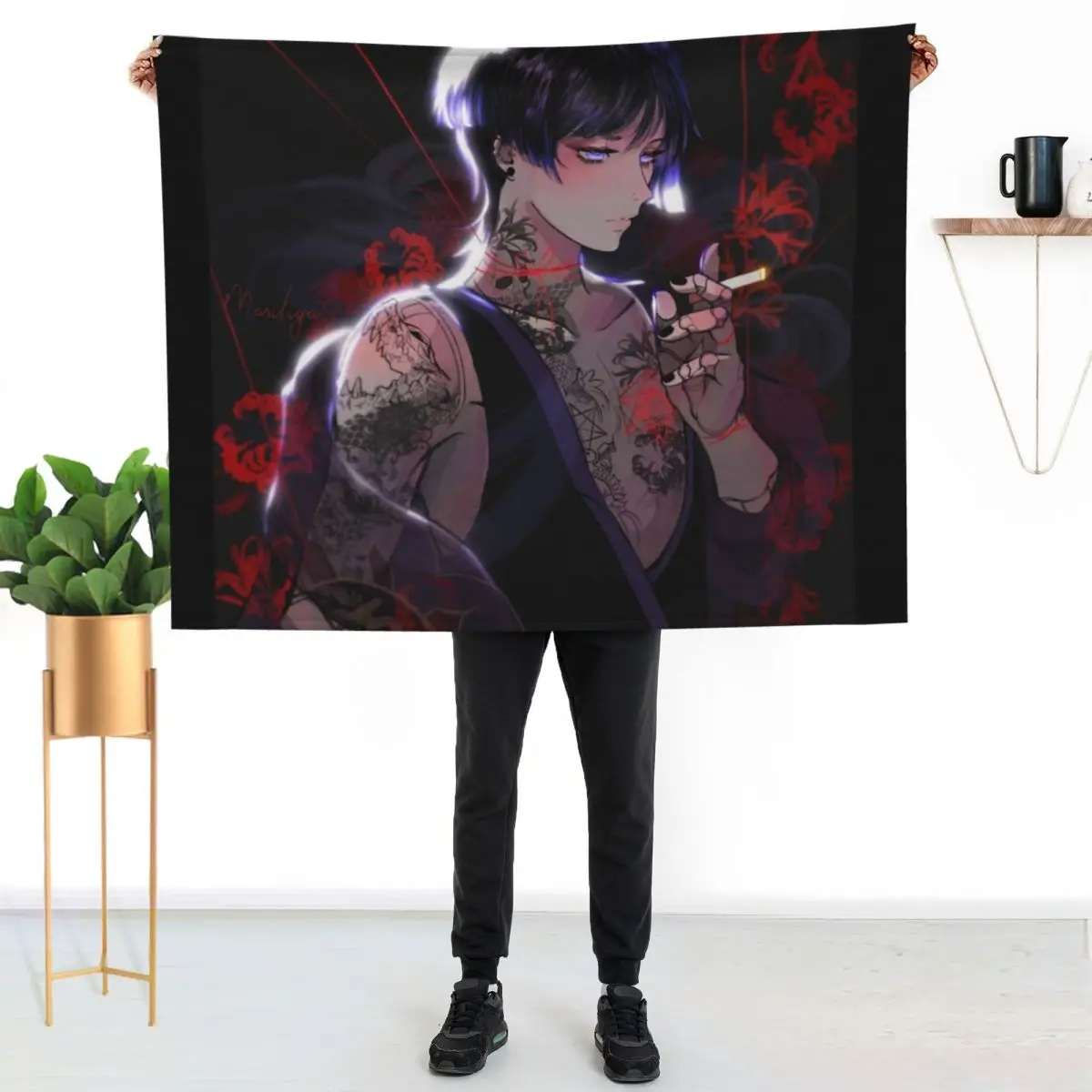 scaramouch modern Throw Blanket Soft Big Nap Moving Plush Sofa Quilt Thin Blankets