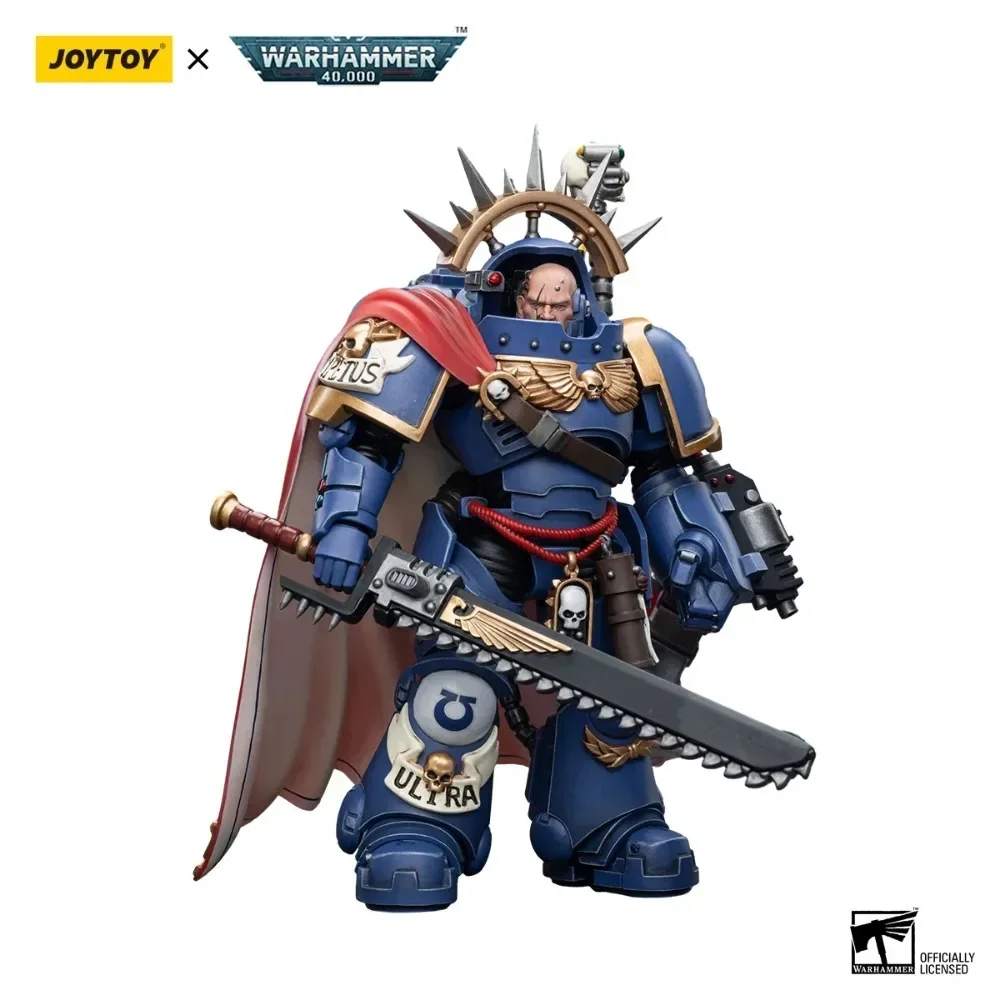 [EN STOCK] JOYTOY Warhammer 40K 1/18 figura de acción Ultramarines capitán en Gravis armadura Anime colección de modelos militares ToyGift