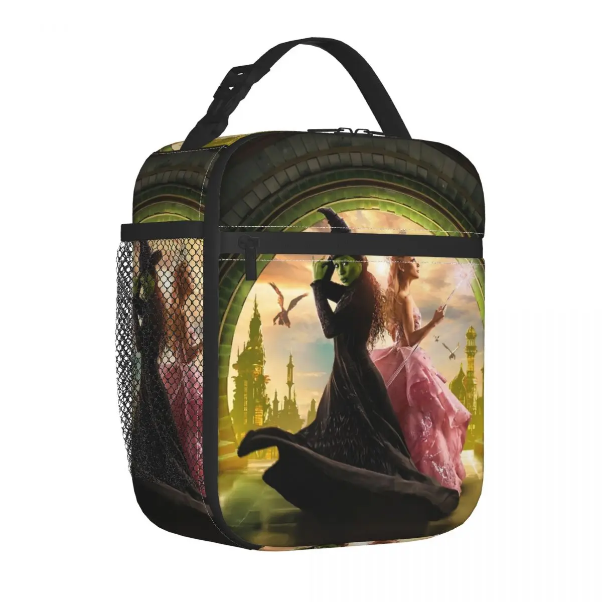 Wicked Musical Insulated Lunch Bags Large Meal Container Cooler Bag Tote Lunch Box School Outdoor Food Storage Bags