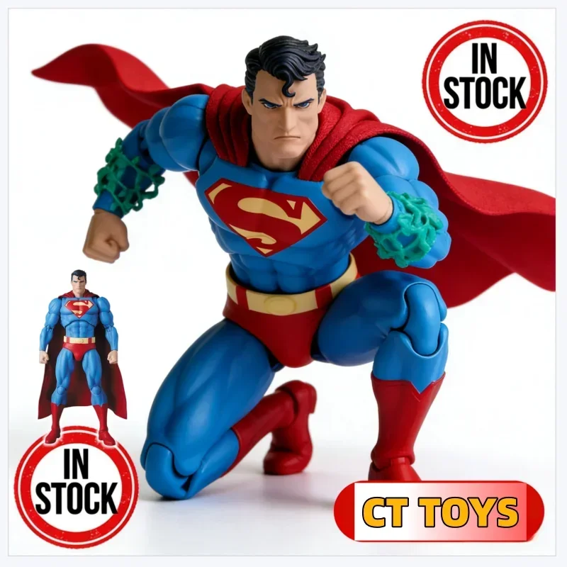 

100%Original IN Stock CT Toys MAFEX 117 Superman Hush 1/12 Action Figure DC Comics Collectible Model Toy Gift