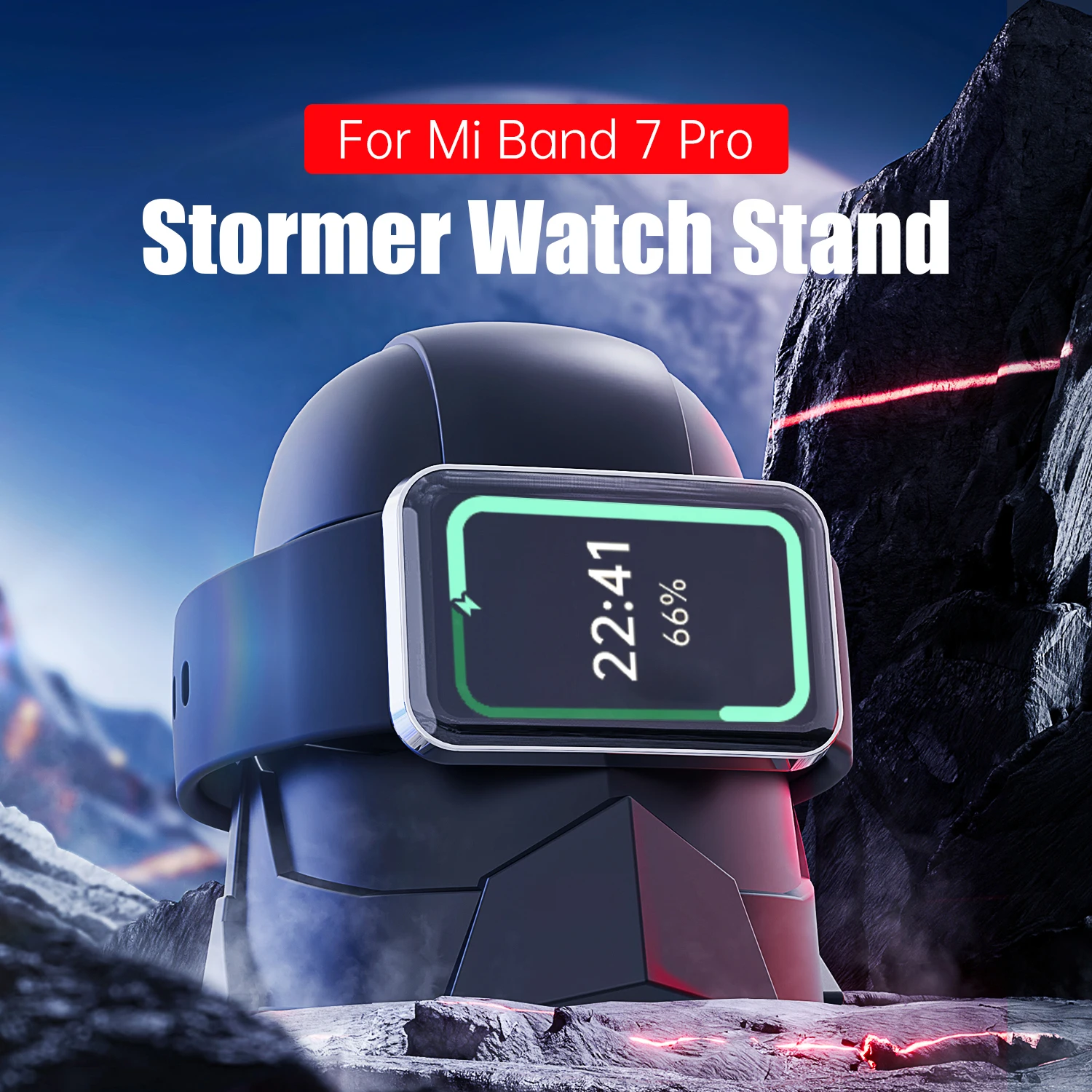 Suporte do carregador de silicone para xiaomi mi banda 7 pro/redmi banda inteligente pro estação doca adaptador carregamento titular acessórios inteligentes